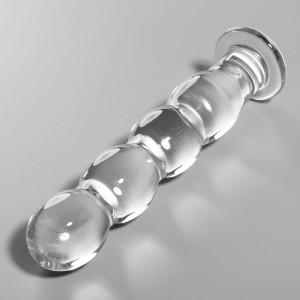 NEBULA SERIES BY IBIZA - MODELLO 10 DILDO IN VETRO BOROSILICATO 16,5 X 3,5 CM ROSA